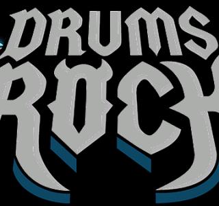 Rock drum logo