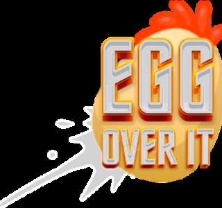 Egg on top: fall flat from the top of the logo