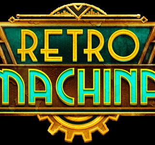 Logotipo de máquina retro