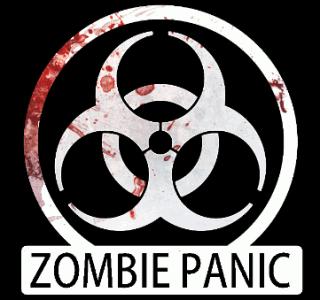 Zombie panic!  Source logo