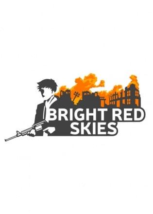 Bright red skies
